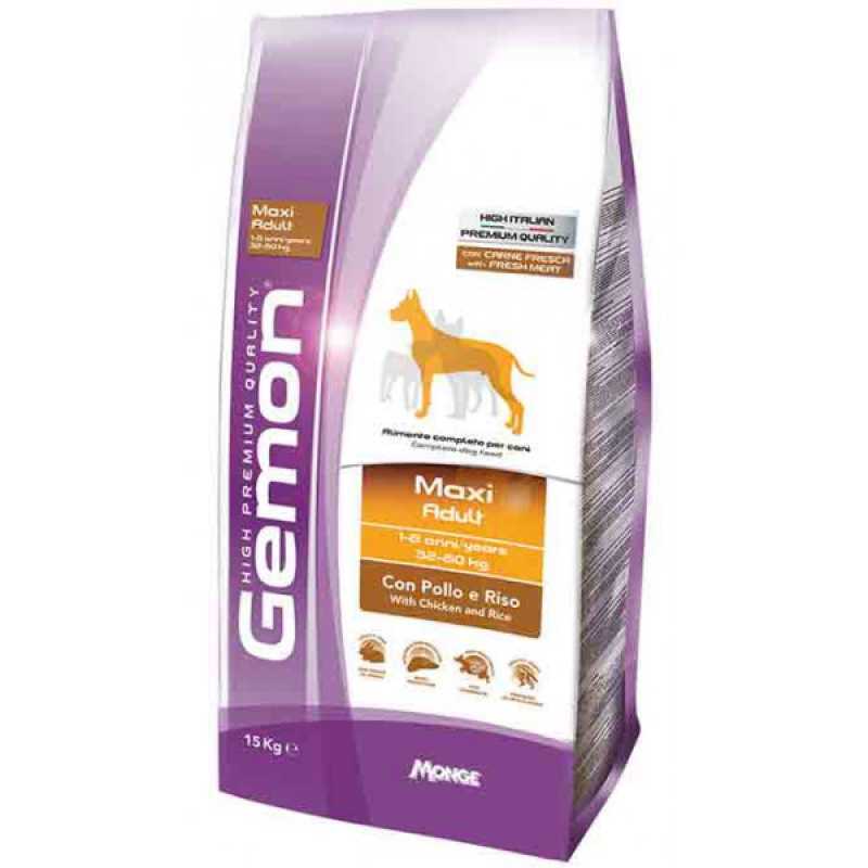 Gemon (Джемон) Maxi Adult - Сухий корм для дорослих собак великих порід з куркою і рисом (20 кг) в E-ZOO