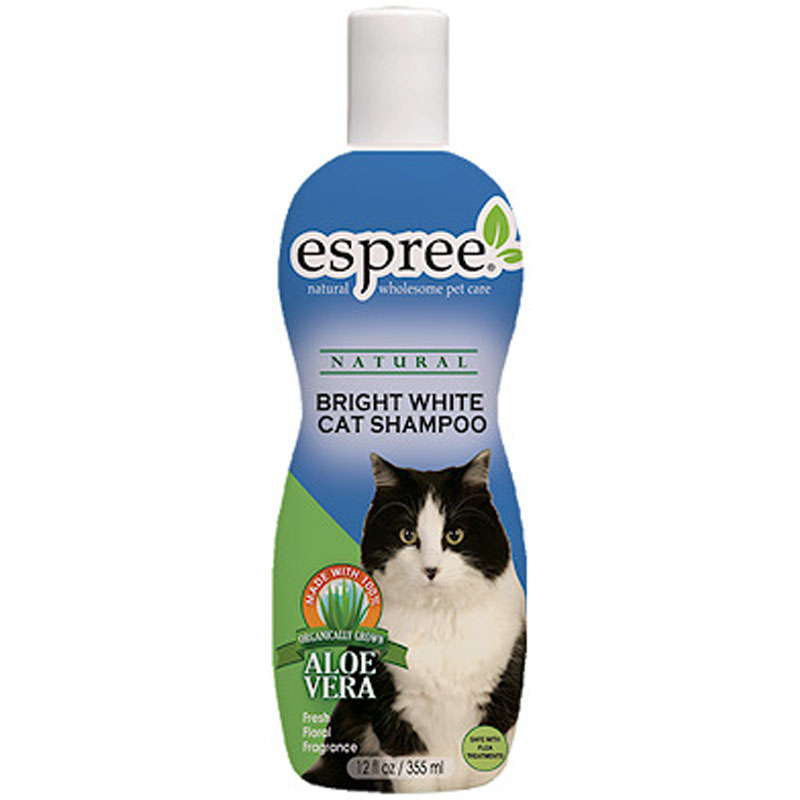 Espree (Еспрі) Bright White Cat Shampoo - Відбілюючий і надаючий блиску шампунь для кішок білих і світлих забарвлень (355 мл) в E-ZOO