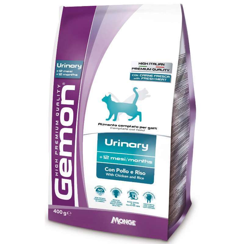 Gemon (Джемон) Urinary - Сухой корм с курицей и рисом для взрослых кошек, профилактика мочекаменной болезни (20 кг) в E-ZOO