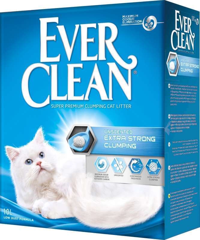 Ever Clean (Эвер Клин) Aqua Breeze - Наполнитель комкующийся Аква Бриз для кошачьего туалета с ароматом морской свежести (6 л) в E-ZOO
