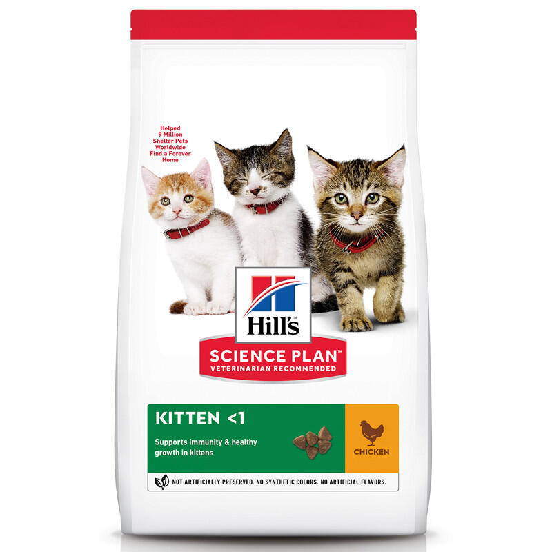 Hill's (Хиллс) Science Plan Kitten Chicken - Сухой корм с курицей для котят до 1 года (1,5 кг) в E-ZOO