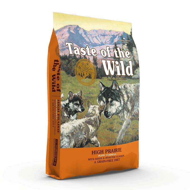 Taste of the Wild (Тейст оф зе Вайлд) High Prairie Puppy Formula - Сухой корм с жареной олениной и мясом бизона для щенков (12,2 кг) в E-ZOO