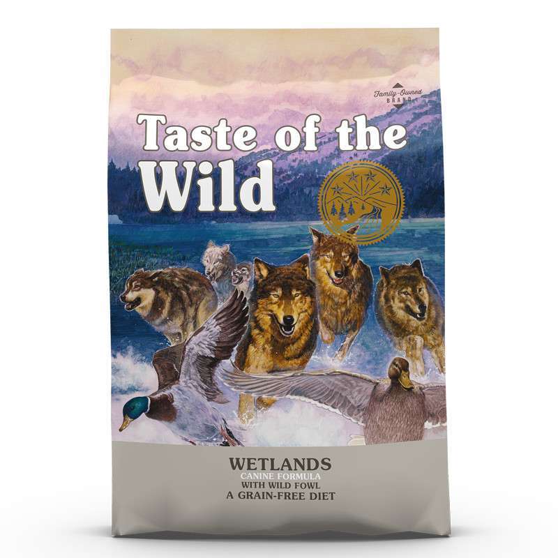 Taste of the Wild (Тейст оф зе Вайлд) Wetlands Canine Formula - Сухий корм з м'яса качки, перепелів та індички для собак (12,2 кг) в E-ZOO