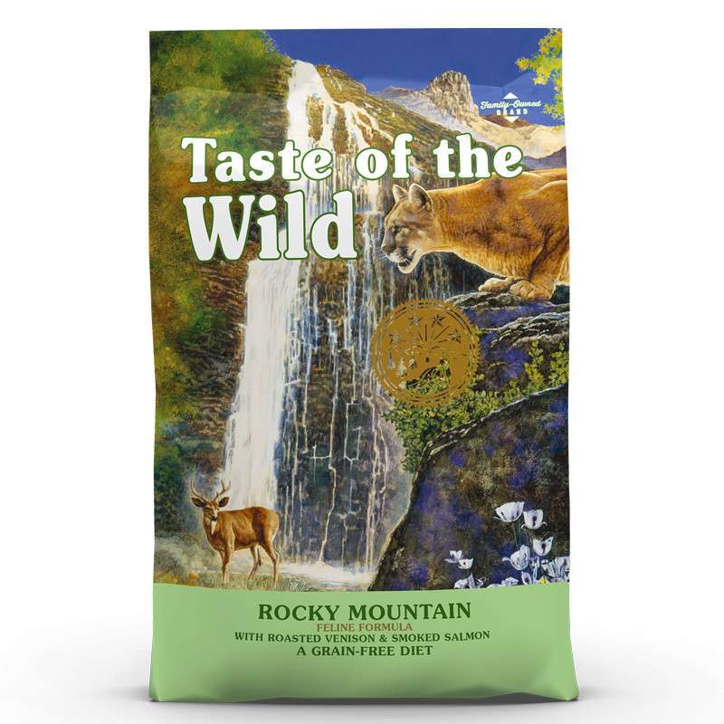 Taste of the Wild (Тейст оф зе Вайлд) Rocky Mountain Feline Formula - Сухий корм з м'ясом козулі та лососем для котів (6,6 кг) в E-ZOO