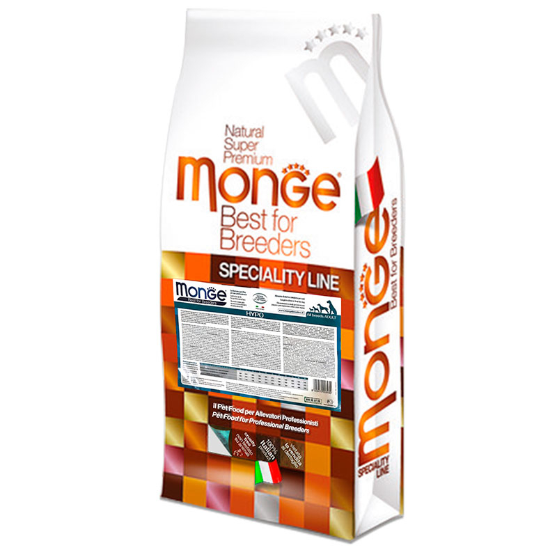 Monge Natural Superpremium All Breeds Adult Hypoallergenic - Сухой корм для взрослых собак-аллергиков всех пород с лососем и тунцом (15 кг) в E-ZOO