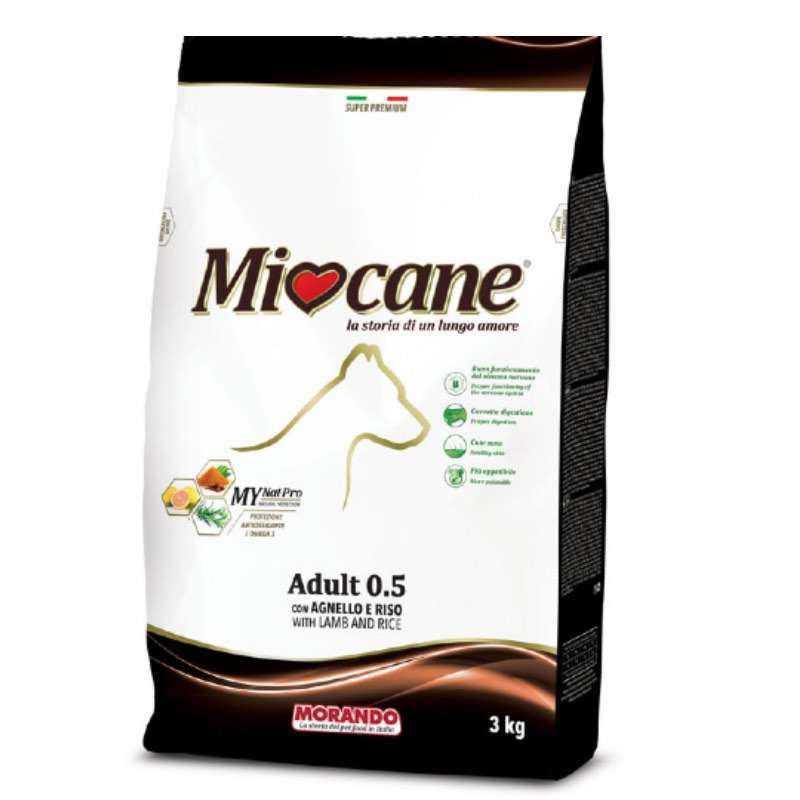 MioCane (Миокане) Adult Lamb&Rice 0.5 - Сухой корм с ягненком и рисом для взрослых собак средних пород (3 кг) в E-ZOO