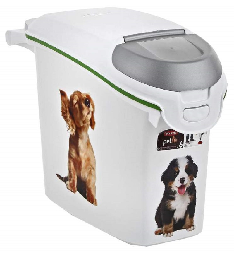 Curver (Кувер) PetLife FOOD BOX DOG - Контейнер для зберігання сухого корму 6 кг (6 кг) в E-ZOO