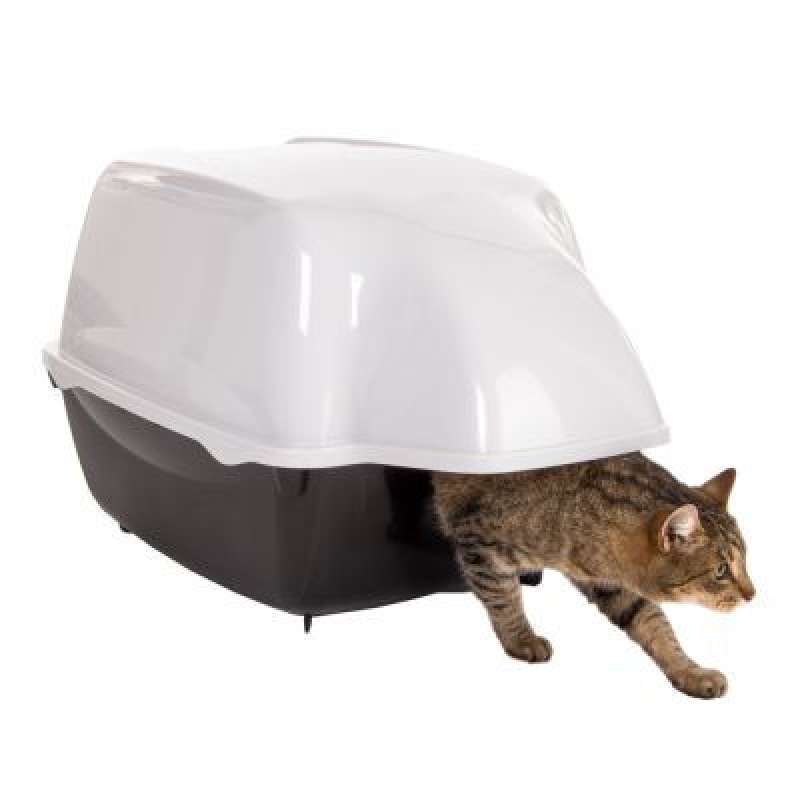 Ferplast (Ферпласт) Outdoor - Туалет закритого типу без ручки для котів для використання на вулиці і в приміщенні (43,5x73,5x41 см) в E-ZOO