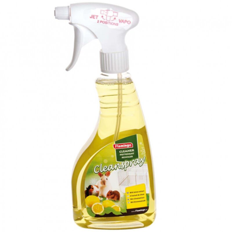 Karlie-Flamingo (Карли-Фламинго) Clean Spray Lemon -Спрей с запахом лимона для мытья клетки грызунов (500 мл) в E-ZOO