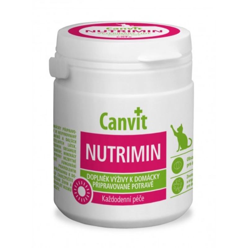 Canvit (Канвіт) NUTRIMIN - Збалансований комплекс вітамінів для повноцінного обміну речовин для котів (150 г) в E-ZOO