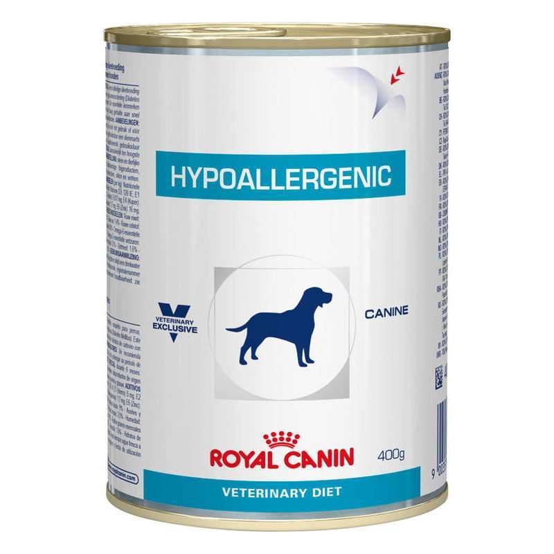Royal Canin (Роял Канин) Hypoallergenic - Консервированный корм для собак с пищевой аллергией/непереносимостью (паштет) (400 г) в E-ZOO