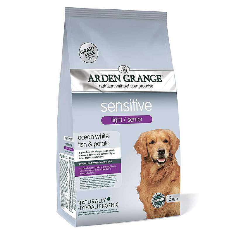 Arden Grange (Арден Грандж) Sensitive light/senior - Сухой корм для пожилых собак и собак с чувствительным пищеварением (12 кг) в E-ZOO