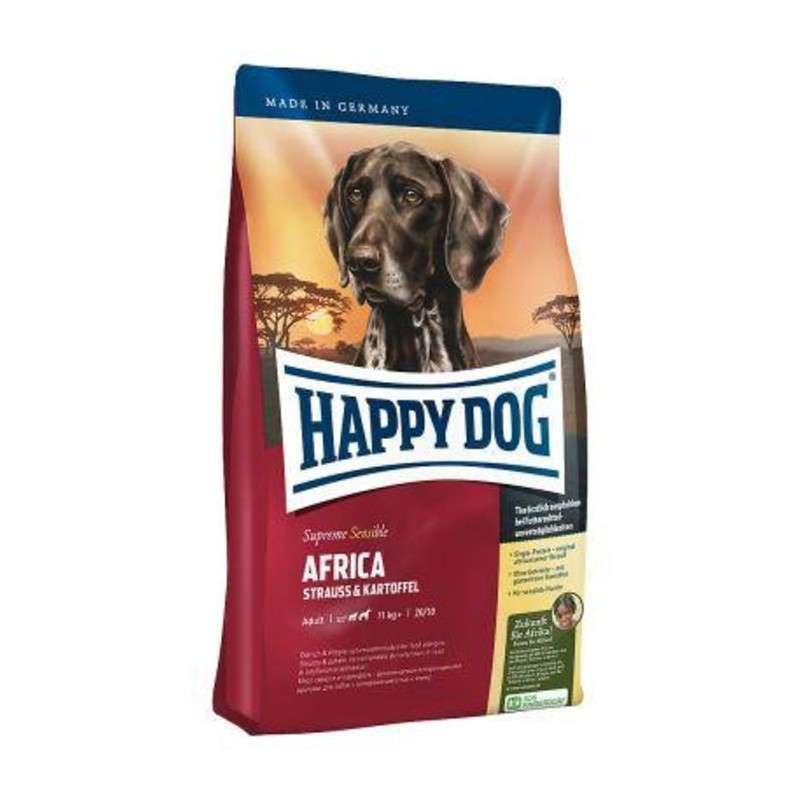 Happy Dog (Хеппи Дог) Supreme Sensible Africa - Сухой корм для взрослых собак с мясом страуса и картофелем (12,5 кг) в E-ZOO