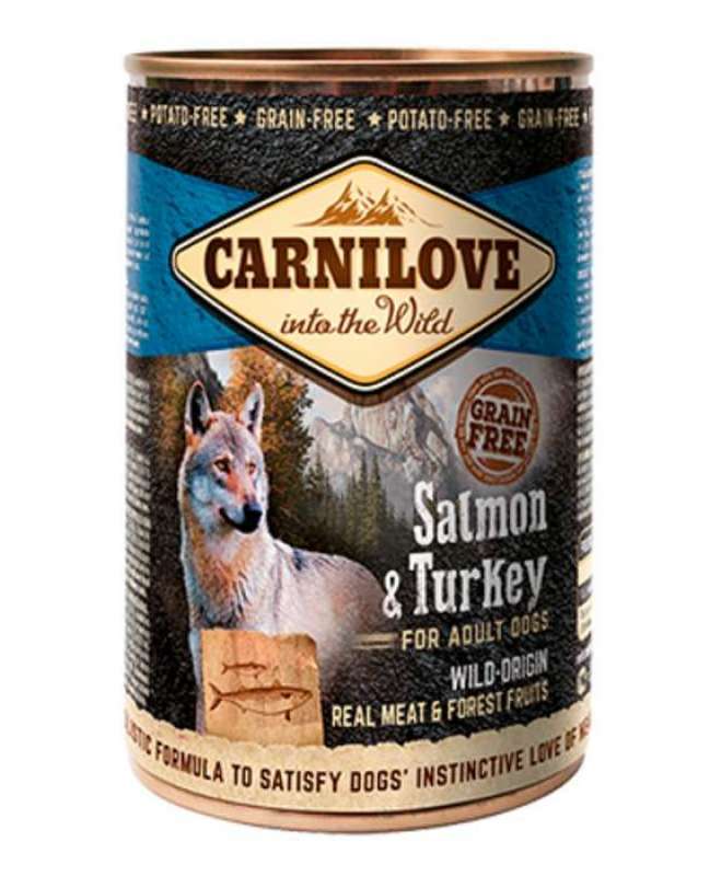 Carnilove (Карнилав) Salmon & Turkey for Adult Dogs - Консервы для собак с лососем и индейкой для взрослых собак (400 г) в E-ZOO