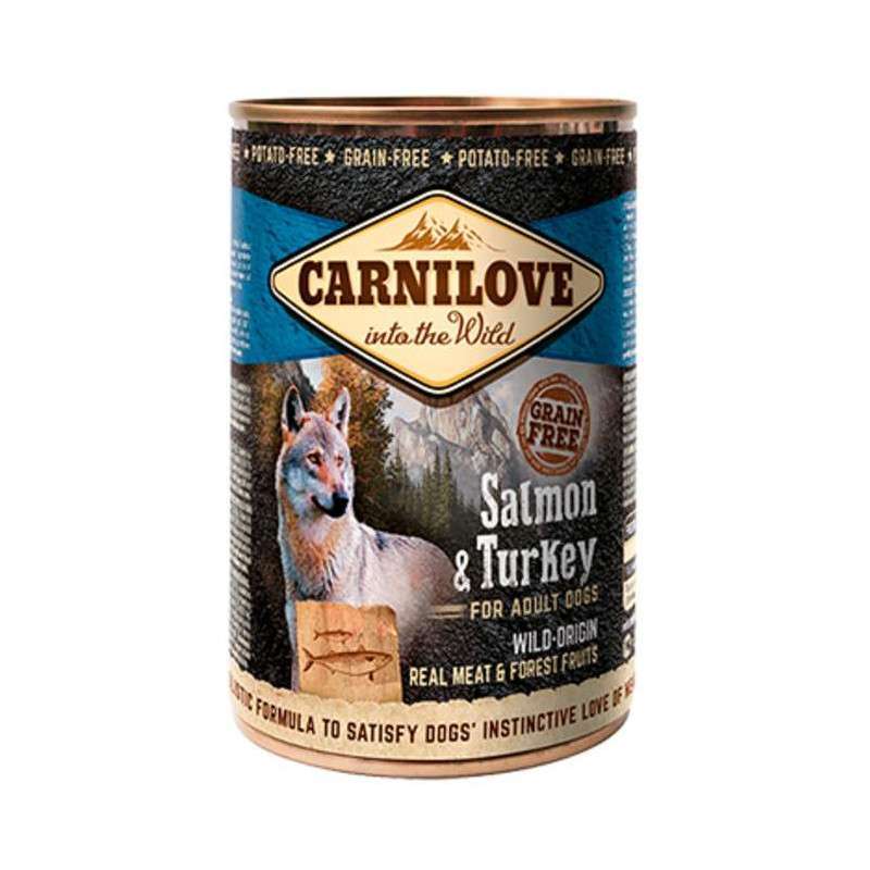 Carnilove (Карнилав) Salmon & Turkey for Adult Dogs - Консервы для собак с лососем и индейкой для взрослых собак (400 г) в E-ZOO