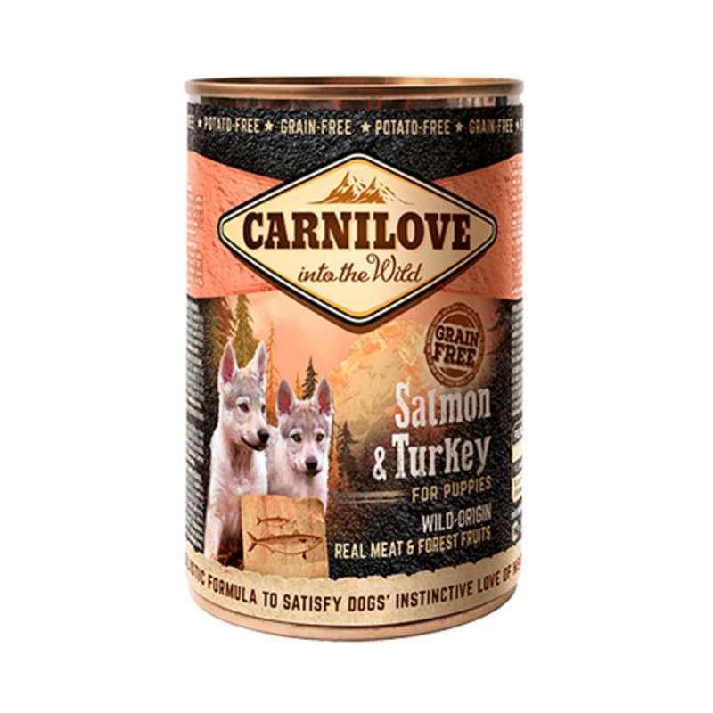 Carnilove (Карнілав) Salmon & Turkey for Puppies - Консерви з лососем та індичкою для цуценят (400 г) в E-ZOO