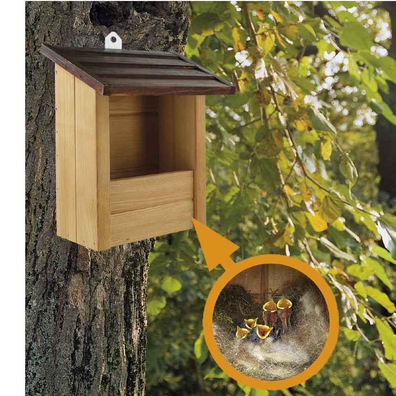 Ferplast (Ферпласт) Nest 9 - Будиночок-гніздо для диких птахів (20,8x17,6x26,8 см) в E-ZOO