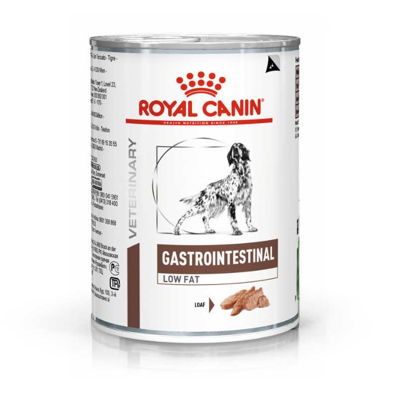 Royal Canin (Роял Канін) Gastro Intestinal Low Fat - Консервований корм для собак при порушеннях травлення зі зниженим вмістом жиру (паштет) (410 г) в E-ZOO