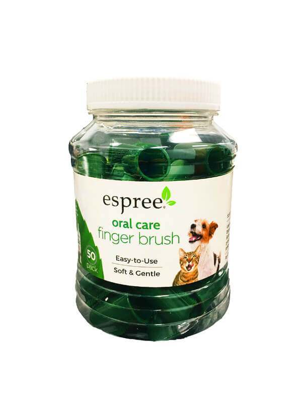 Espree (Эспри) Natural Oral Care Finger Brush - Набор щеток для ухода за зубами кошек и собак (3 шт./уп.) в E-ZOO