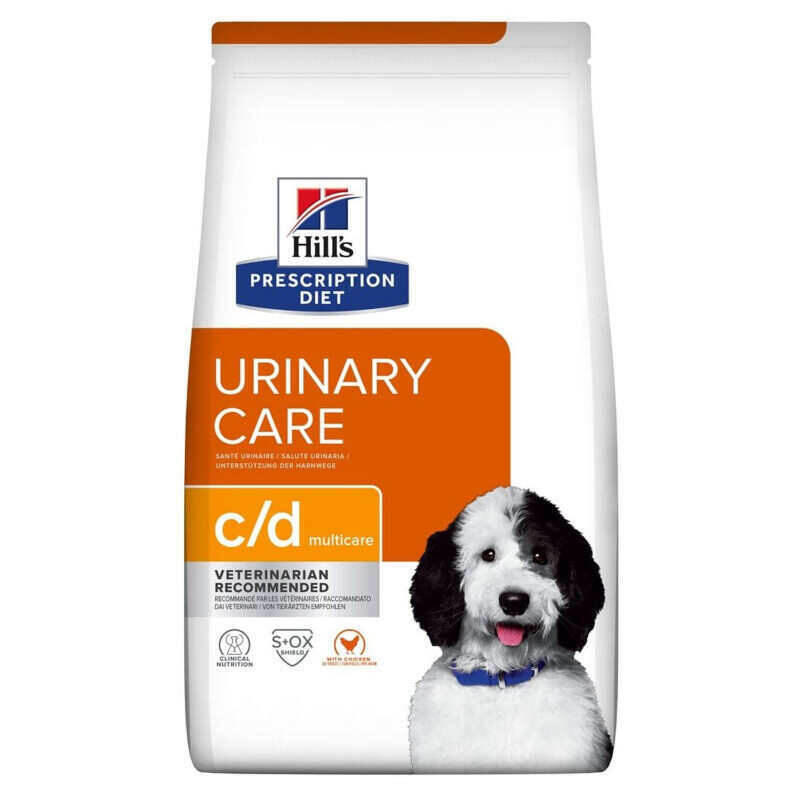 Hill's (Хиллс) Prescription Diet c/d Multicare Urinary Care - Корм-диета с курицей для собак при заболеваниях мочевыводящих путей (12 кг) в E-ZOO