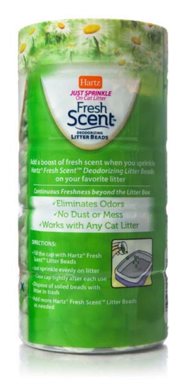 Hartz (Хартц) Fresh Scent Deodorizing Litter Beads - Дезодорирующие шарики для кошачьего туалета (160 г) в E-ZOO