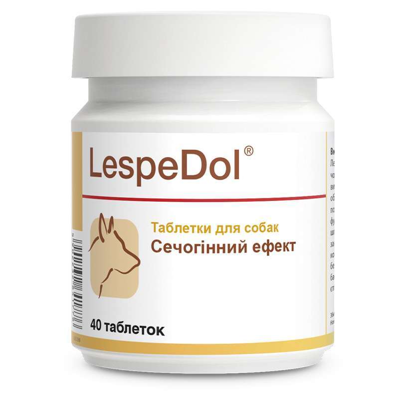 Dolfos (Дольфос) LespeDol - Таблетки ЛеспеДол для собак с заболеваниями мочеполовой системы и почек (40 шт./уп.) в E-ZOO