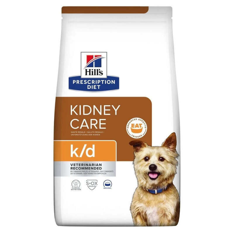 Hill's (Хиллс) Prescription Diet k/d Kidney Care - Корм-диета для собак при хронических заболеваниях почек и сердца (12 кг) в E-ZOO