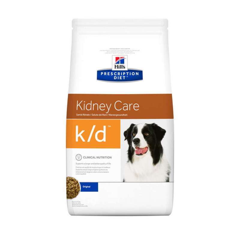 Hill's (Хиллс) Prescription Diet k/d Kidney Care - Корм-диета для собак при хронических заболеваниях почек и сердца (12 кг) в E-ZOO
