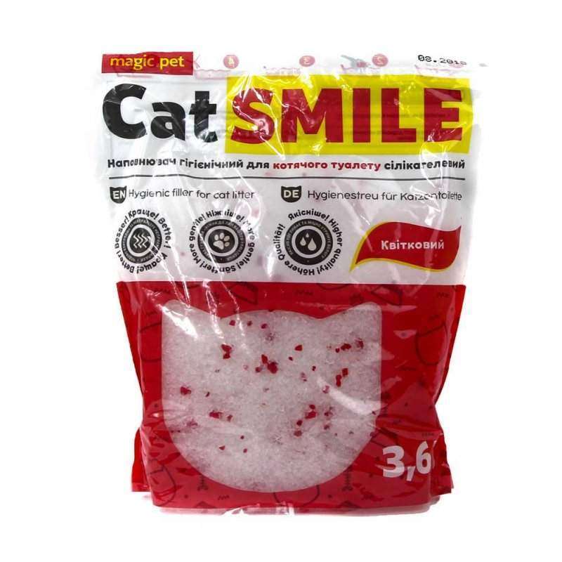 Magic Pet (Мэджик Пет) Cat Smile - Наполнитель силикагелевый для кошачьих туалетов (3,6 л) в E-ZOO