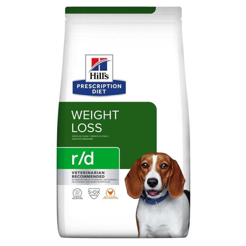 Hill's (Хиллс) Prescription Diet r/d Weight Loss (Weight Reduction) - Корм-диета c курицей для собак, способствующая потере веса при ожирении (10 кг) в E-ZOO