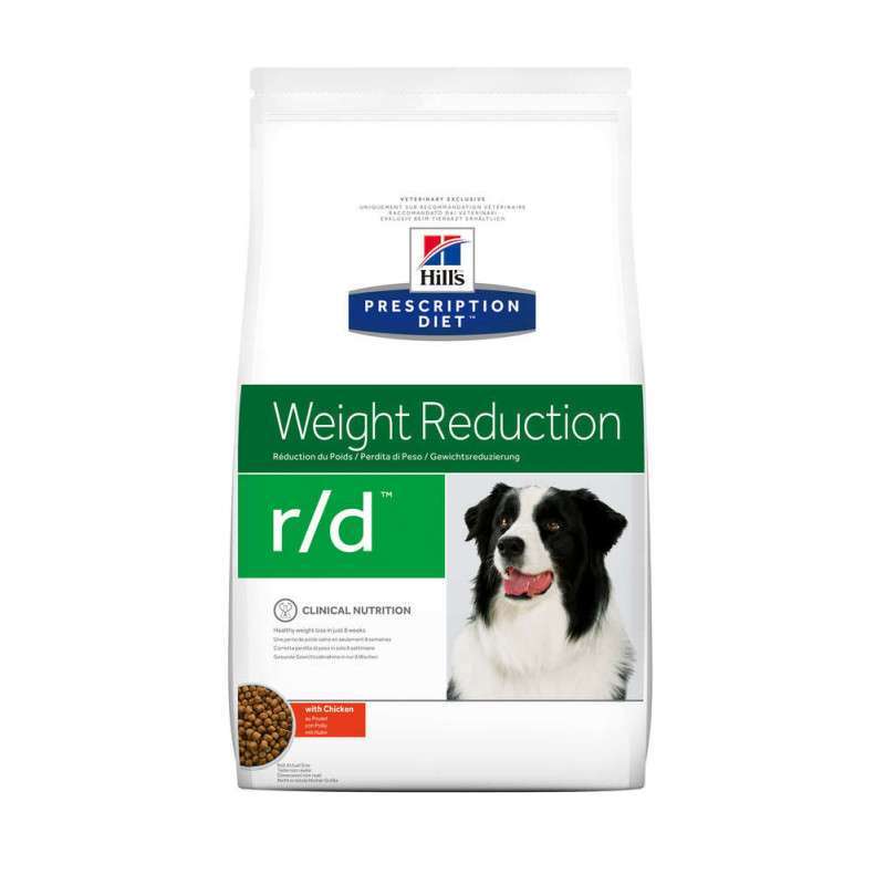 Hill's (Хиллс) Prescription Diet r/d Weight Loss (Weight Reduction) - Корм-диета c курицей для собак, способствующая потере веса при ожирении (1,5 кг) в E-ZOO