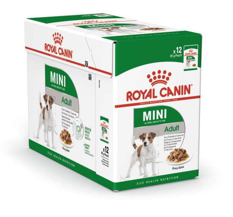 Royal Canin (Роял Канін) Mini Adult - Консервований корм для собак дрібних порід (шматочки в соусі) (85 г) в E-ZOO