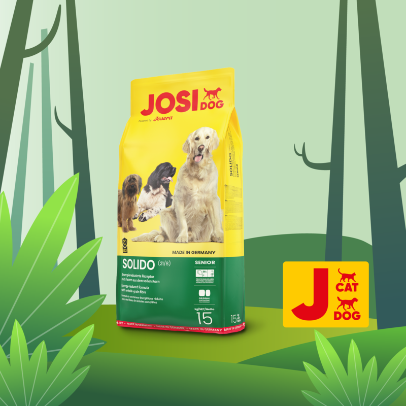 JosiDog (ЙозиДог) by Josera Solido - Сухой корм Солидо для пожилых и малоактивных собак (15 кг) в E-ZOO