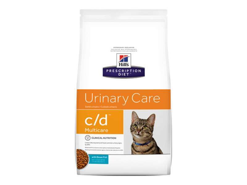 Hill's (Хиллс) Prescription Diet c/d Urinary Care Multicare - Корм-диета с рыбой для кошек с заболеваниями мочевыводящих путей (1,5 кг) в E-ZOO