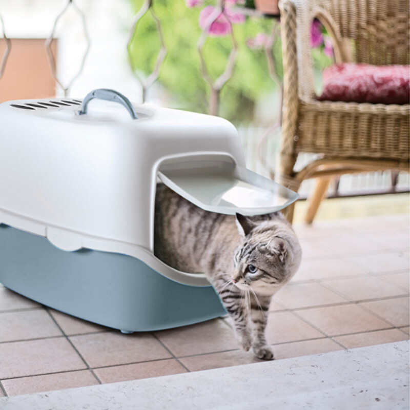 Stefanplast (Стефанпласт) Cat toilet Cathy with filter - Закритий туалет для котів з фільтром (56x40x40 см) в E-ZOO