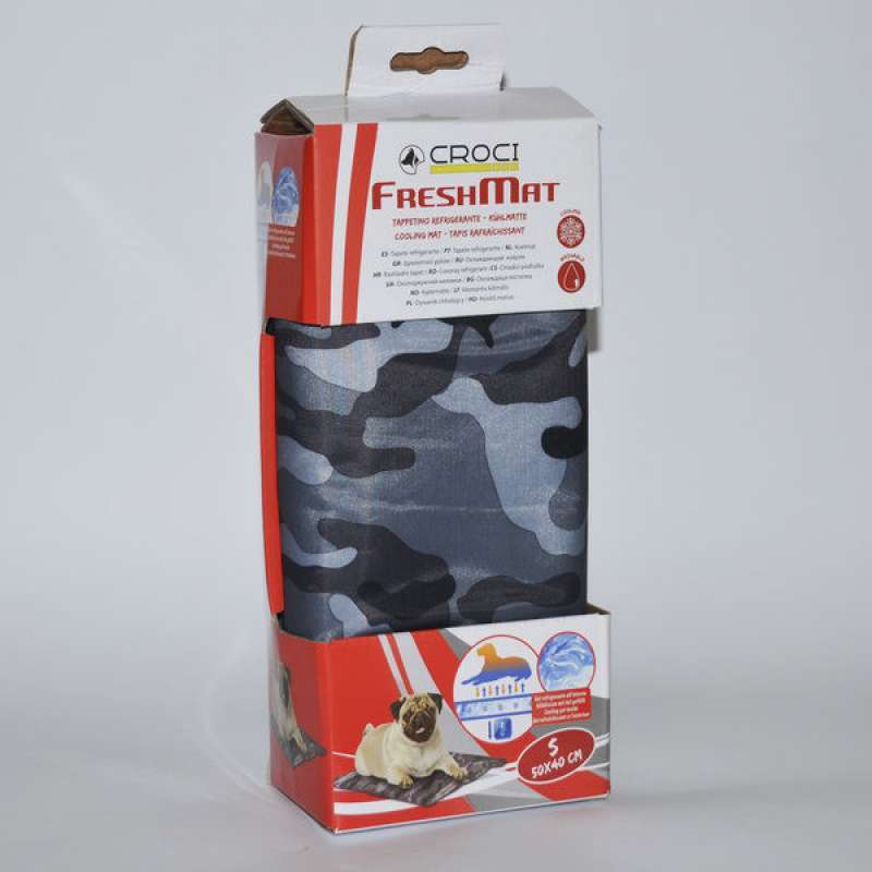 Croci (Крочи) FreshMat Military - Охлаждающий коврик для собак камуфляжный (65x50 см) в E-ZOO