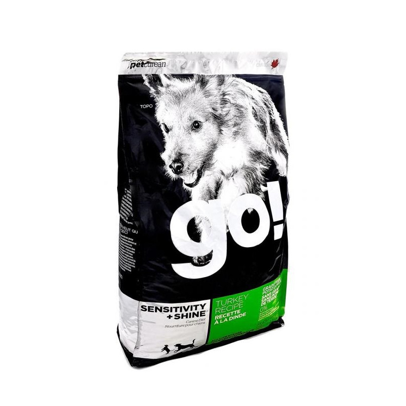 GO! (Гоу!) SOLUTIONS Sensitivities Limited Ingredient, Grain Free Turkey Recipe (24/14) - Сухой беззерновой корм с индейкой для щенков и взрослых собак с чувствительным пищеварением (2,72 кг) в E-ZOO