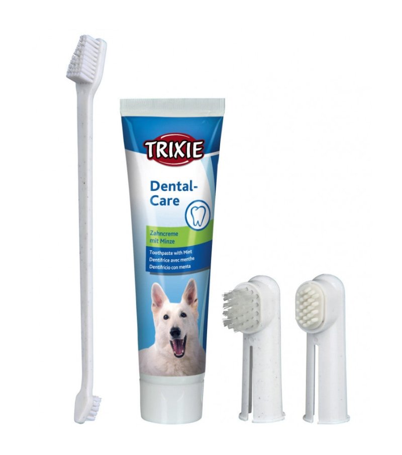 Trixie (Тріксі) Dental Care Dental Hygiene Set - Набір для підтримки гігієни порожнини рота (Комплект) в E-ZOO