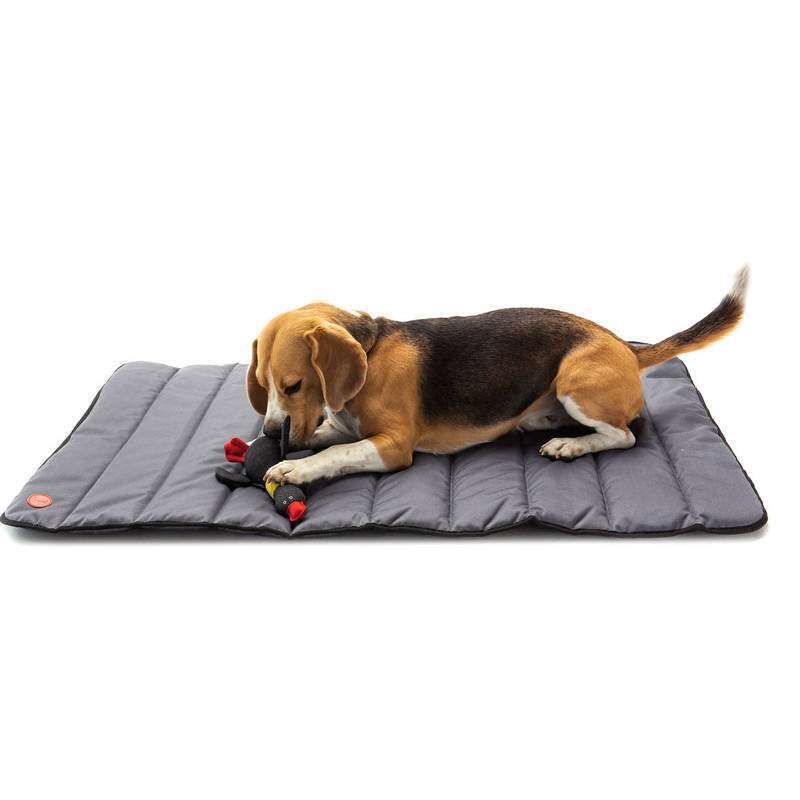 HARLEY & CHO (Харлі енд Чо) Tavel roll up mat Grey - Прогулянковий мат для собак (сірий) (110х75 см) в E-ZOO