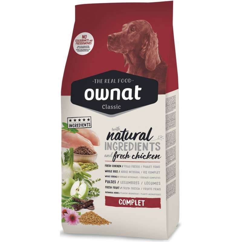 Ownat (Овнат) Classic Complet - Збалансований корм на основі курячого м’яса, для собак (20 кг) в E-ZOO