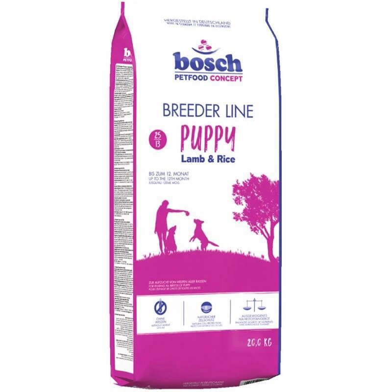 Bosch (Бош) Breeder Lamb & Rice Puppy - Сухой корм с ягненком для щенков (20 кг) в E-ZOO