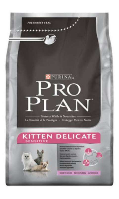 PRO PLAN (Про План) Kitten Delicate Rice and Turkey - Сухой корм с индейкой и рисом для котят с чувствительной кожей (400 г) в E-ZOO