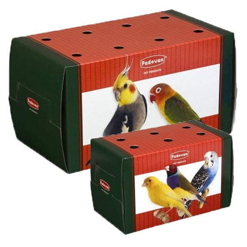 Padovan (Падован) Transportino grande/piccolo - Транспортировочная коробка для грызунов, мелких и средних декоративных птиц (16x9x10 см) в E-ZOO