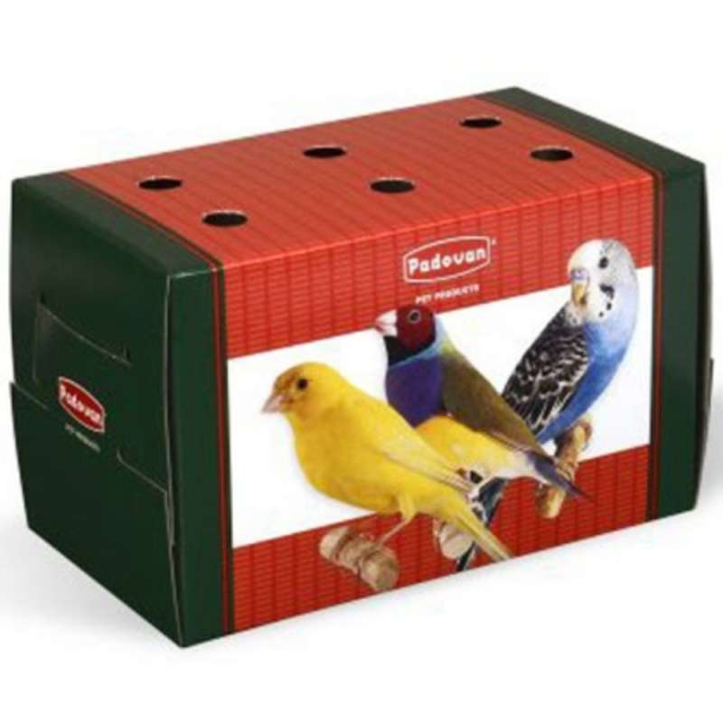 Padovan (Падован) Transportino grande/piccolo - Транспортировочная коробка для грызунов, мелких и средних декоративных птиц (16x9x10 см) в E-ZOO