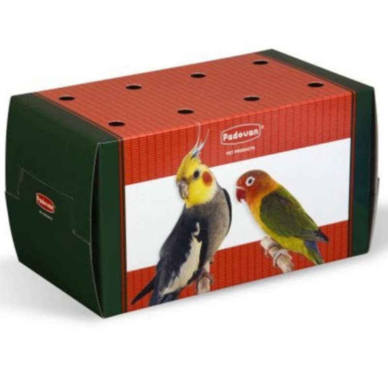 Padovan (Падован) Transportino grande/piccolo - Транспортировочная коробка для грызунов, мелких и средних декоративных птиц (22,5x12,5x12,5 см) в E-ZOO