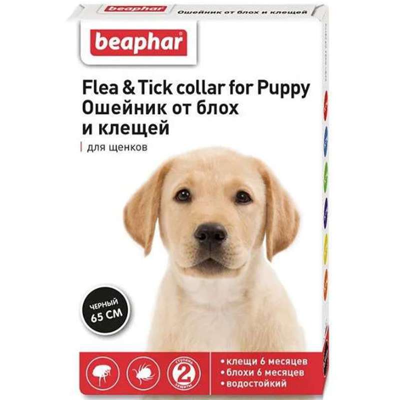 Beaphar (Беафар) Flea&Tick Collar for Puppy - Ошейник от блох и клещей для щенков (65 см) в E-ZOO