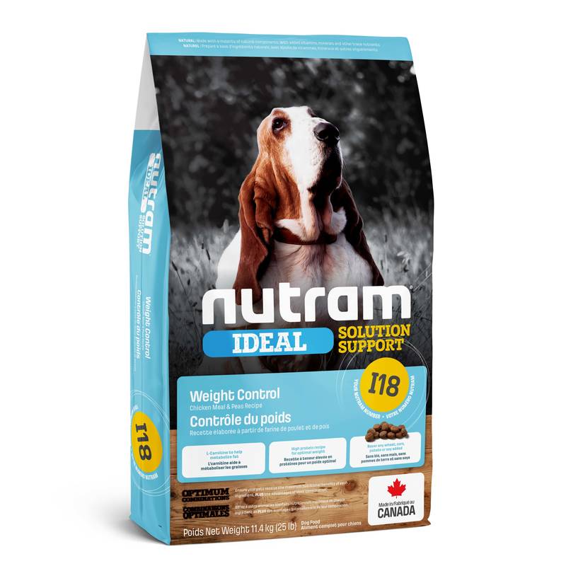 Nutram (Нутрам) I18 Ideal Solution Support Weight Control Dog - Сухий корм з куркою для дорослих собак схильних до ожиріння (2 кг) в E-ZOO