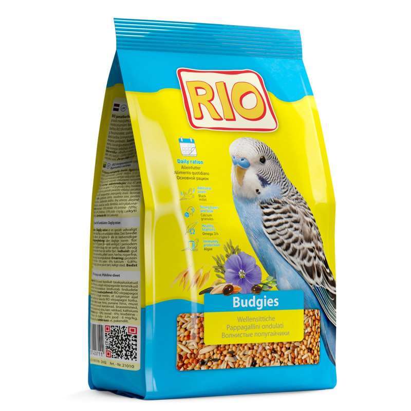 RIO (Рио) Budgies - Корм для волнистых попугаев (основной рацион) (500 г) в E-ZOO
