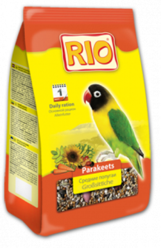 RIO (Рио) Parakeets - Корм для средних попугаев (основной рацион) (500 г) в E-ZOO