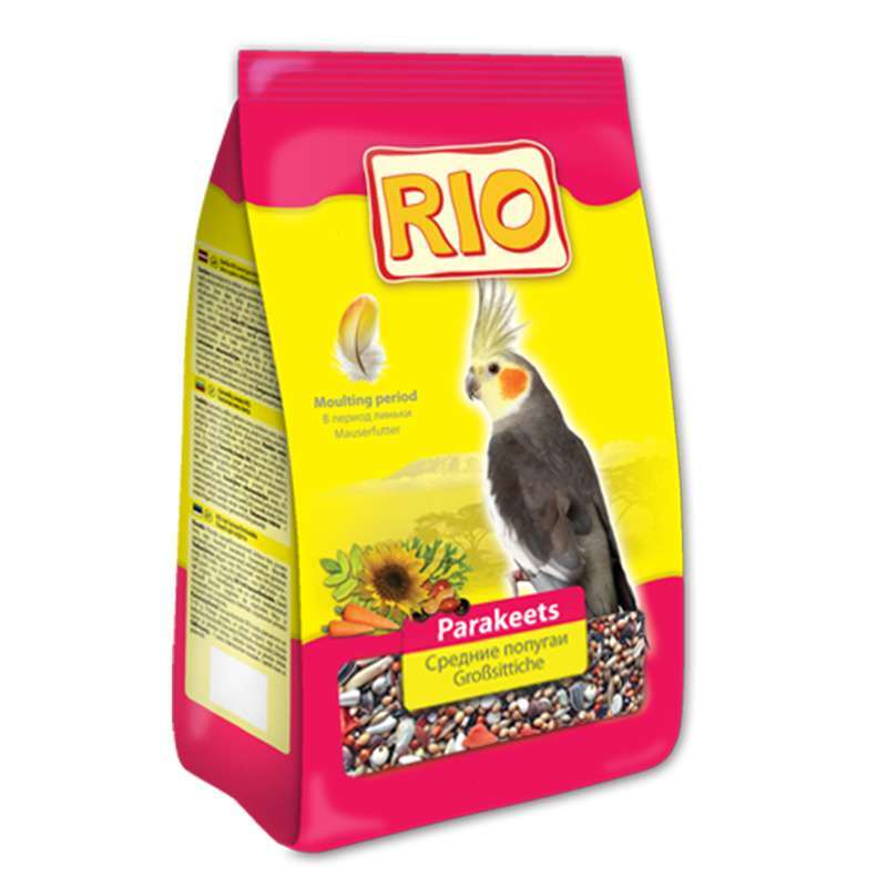 RIO (Рио) Parakeets Moulting Period - Корм для средних попугаев (в период линьки) (500 г) в E-ZOO